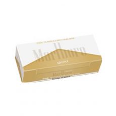 Packung Marlboro Gold 200 King Size Zigarettenhülsen mit einem Packungsinhalt von 200 Stück Filterhülsen Marlboro Gold 200 King Size.