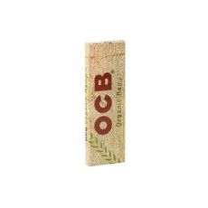 Heft OCB Zigarettenpapier Organic Hemp 50 Blatt . Packung mit 50 Blättchen OCB Organic Hemp Zigarettenpapier zum Drehen.