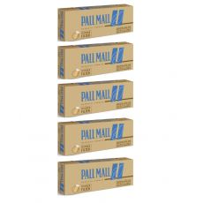 Gebinde Pall Mall Authentic Blau / Blue 200 Xtra Zigarettenhülsen 1000 Stück. 5 Packungen mit je 200 Stück Filterhülsen Pall Mall Authentic Blau / Blue 200 Xtra  .