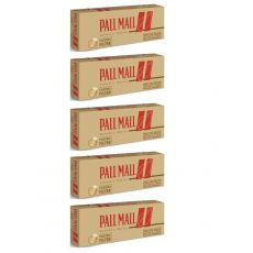 Gebinde Pall Mall Authentic rot / red 200 Xtra  Zigarettenhülsen 1000 Stück. 5 Packungen mit je 200 Stück Filterhülsen Pall Mall Authentic rot / red 200 Xtra.


