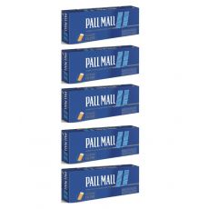 Gebinde Pall Mall blau / blue 200 Xtra Zigarettenhülsen 1000 Stück. 5 Packungen mit je 200 Stück Filterhülsen Pall Mall blau / blue 200 Xtra.
