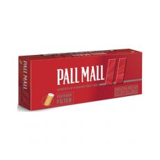 Packung Pall Mall rot / red 200 Xtra Zigarettenhülsen mit einem Packungsinhalt von 200 Stück Filterhülsen Pall Mall rot / red 200 Xtra.