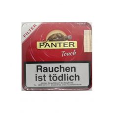 Dose Panter Filterzigarillos Touch red/rot mit 20 Stück Zigarillos. Panter Touch red /rot Zigarillos mit Filter in der Blechdose.
