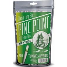 Beutel PINE POINT Zigarettenfilter Menthol Filter Tips 100 Stück. Pine Point Filter mit Tunnel/Hybrid 100 Stück im Beutel zum Drehen.