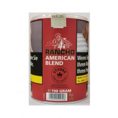 Dose Rancho American Blend rot/red Volumentabak 190g Tabak zum Stopfen.	