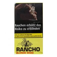 Pouch Rancho Tabak Blonde Shag gelb/yellow Feinschnitt-Tabak 40g. Rancho Tabak Blonde Shag gelb/yellow Päckchen 40g Tabak zum Drehen.