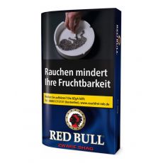 Pouch Red Bull Zware Shag Feinschnitt-Drehtabak 30g. Red Bull Zware Shag 30g Päckchen als Tabak zum Drehen.