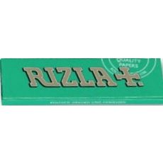 Packung Rizla grün/green Zigarettenpapier mit 50 Blatt. 50 Blättchen Rizla grün/green Zigarettenpapier zum Drehen.