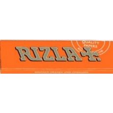 Packung Rizla orange Zigarettenpapier mit 50 Blatt. 50 Blättchen Rizla orange Zigarettenpapier zum Drehen.