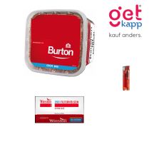 Burton Tabak Rot Giga Box 400g Eimer Sparset M Extra Hülsen
