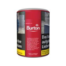 Dose Burton Tabak Original Full Flavour Rot / Red XL-Size Volumentabak in der 65g Dose als Tabak zum Stopfen.