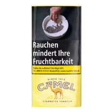 Pouch Camel Tabak gelb / yellow Feinschnitt-Drehtabak 30g. Camel Tabak gelb / yellow 30g Päckchen als Tabak zum Drehen.