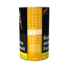Dose Denim Tabak Classic Volume Gelb / Yellow XXL Volumentabak in der 90g Dose als Tabak zum Stopfen.