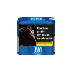 Dose L&M Tabak Blau / Blue M Volumentabak 60g Tabak zum Stopfen.