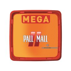 Eimer Pall Mall Tabak Allround Mega Box rot 140g. Orange-rote Box.