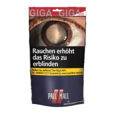 Beutel Pall Mall Tabak GIGA ROT / RED Volumentabak 110g Tabak zum Stopfen.