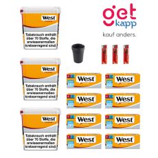West Tabak Yellow 230g Mega Box Sparset LY