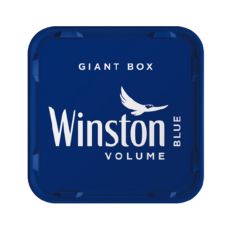 Eimer Winston Tabak BLAU / BLUE Giant Box Volumentabak 230g als Tabak zum Stopfen.