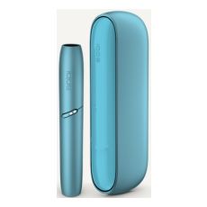 Tabakerhitzer IQOS Originals Duo Kit Turquoise. Türkiser Tabakerhitzer mit passenden Holder.