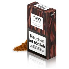 Packung Neo Tabaksticks braun-schwarz mamoriert mit Tabak