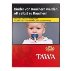Schachtel Tawa Zigaretten rot / red XXL mit einem Packungsinhalt von 28 Zigaretten. Tawa Filterzigaretten rot / red XXL Stange mit 8 Packungen.