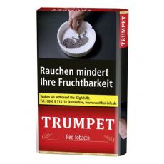 Pouch Trumpet Tabak red/rot Feinschnitt-Tabak 38g. Trumpet Tabak rot/red Päckchen 38g Tabak zum Drehen.