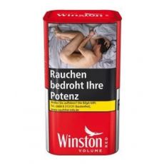 Dose Winston Tabak L ROT / RED Volumentabak 86g als Tabak zum Stopfen.