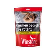 Beutel Winston Tabak XXL ROT / RED Volumentabak 110g als Tabak zum Stopfen.