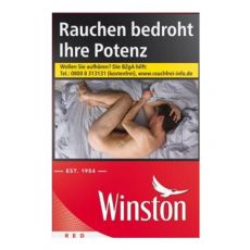 Schachtel Winston Zigaretten red / rot mit einem Packungsinhalt von 20 Filterzigaretten. Winston Zigaretten red / rot Stange mit 10 Packungen.