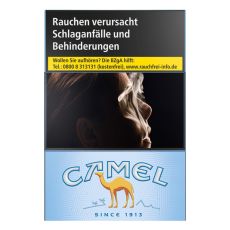 Schachtel Camel Zigaretten blau / blue L mit einem Packungsinhalt von 20 Filterzigaretten,. Camel Zigaretten blau / blue L Stange mit 10 Packungen.