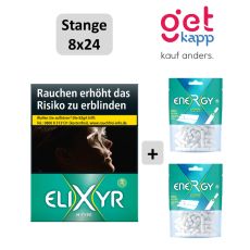 Elixyr+ Zigaretten M-Type Green Stange (8x24) Sparset XL Extreme Menthol