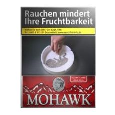 Schachtel Mohawk Zigaretten Classic red / rot Big  mit einem Packungsinhalt von 25 Filterzigaretten. Mohawk Zigaretten Classic red / rot Big Stange mit 8 Packungen.