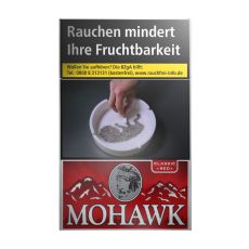 Schachtel Mohawk Zigaretten Classic red / rot mit einem Packungsinhalt von 20 Filterzigaretten. Mohawk Zigaretten Classic red / rot Stange mit 10 Packungen.