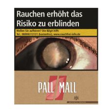 Pall Mall Zigaretten Authentic Rot Giga (10.00€) Stange (8x28)