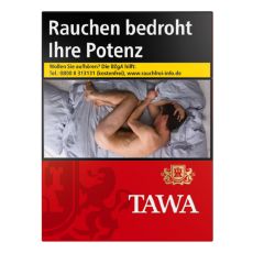 Schachtel Tawa Zigaretten rot / red XXL mit einem Packungsinhalt von 28 Zigaretten. Tawa Filterzigaretten rot / red XXL Stange mit 8 Packungen.