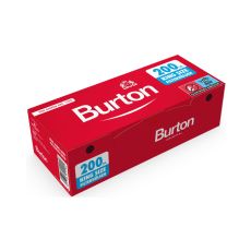 Packung Burton 200 King Size Zigarettenhülsen mit einem Packungsinhalt von 200 Stück Filterhülsen Burton 200 King Size.
