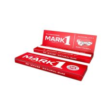 Heft Mark Adams No.1 Zigarettenpapier rot/red Original 50 Blatt. Packung mit 50 Blättchen Mark Adams No.1 Zigarettenpapier rot/red Original zum Drehen.