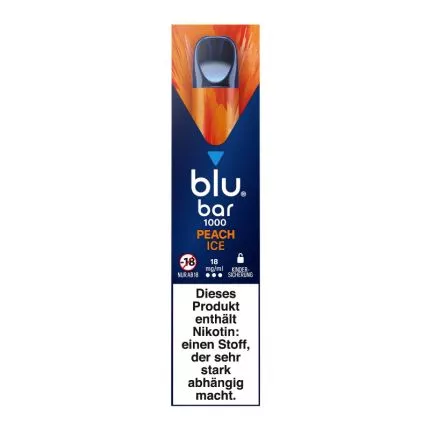 blu bar Einweg E-Shisha Peach Ice online kaufen