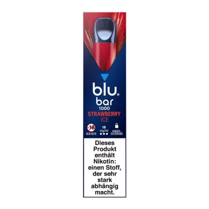 blu bar E-Zigarette Strawberry Ice 1000 online kaufen | getkapp.de