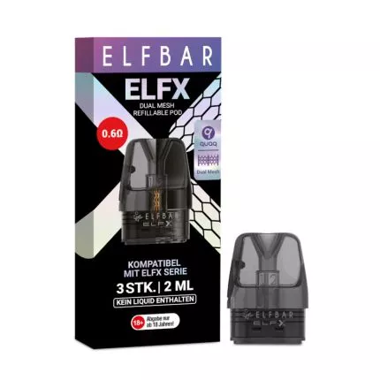 leer pods elfbar Elfbar ELFA Leer Pods nachfüllbar Refillable Pods Selbstbefüllbar main image 1