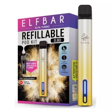 Elfbar Elfa Turbo E-Shisha Aurora Gold online kaufen | getkapp.de