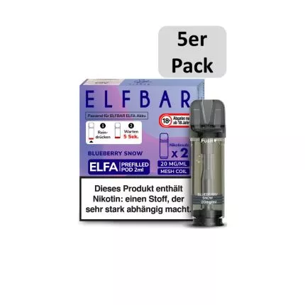 elfbar pods nikotingehalt Elfbar Pod 20 mg/ml Nikotinsalz, 7,49 € main image 0