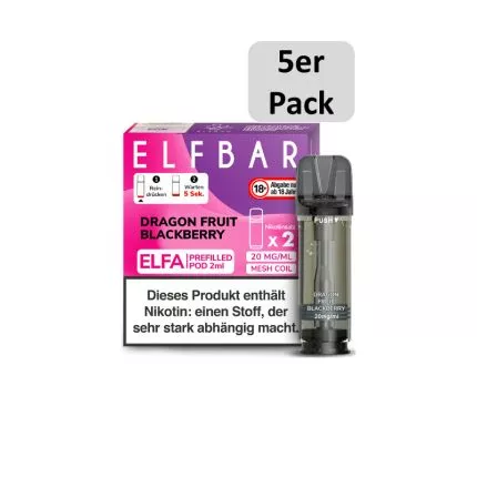 pods elfbar kaufen Pod mit Liquid für ELF Bar ELFA (2er Pack) main image 0