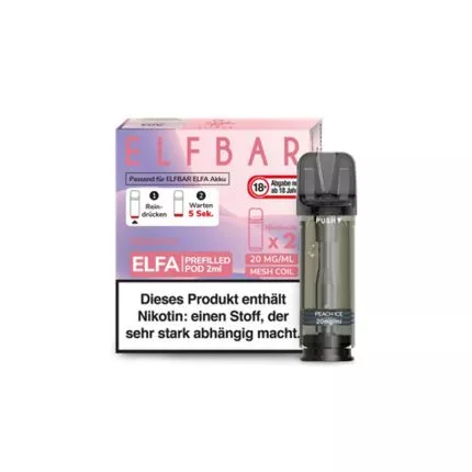 elfbar elfa master akku Elfbar Elfa Pods Peach Ice günstig online kaufen
