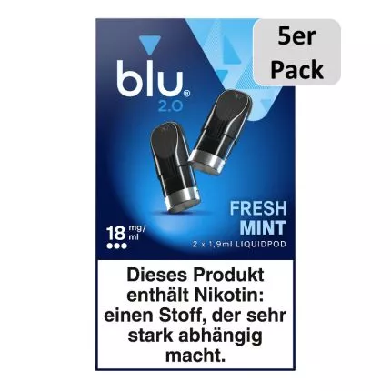 blu 2.0 Pod Fresh Mint Liquid Sparpack online kaufen | getkapp.de