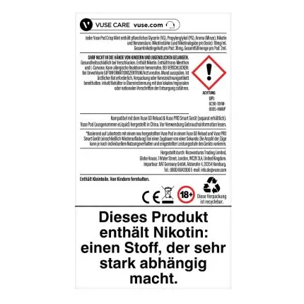 elfbar nachfüll pod läuft aus Vuse Go 800 - Blue Raspberry 20mg