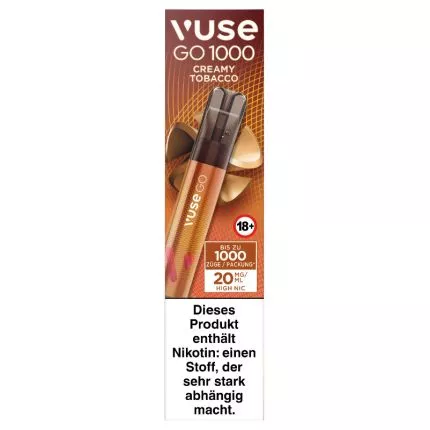 Vuse Go 1000 Creamy Tobacco 20mg online kaufen