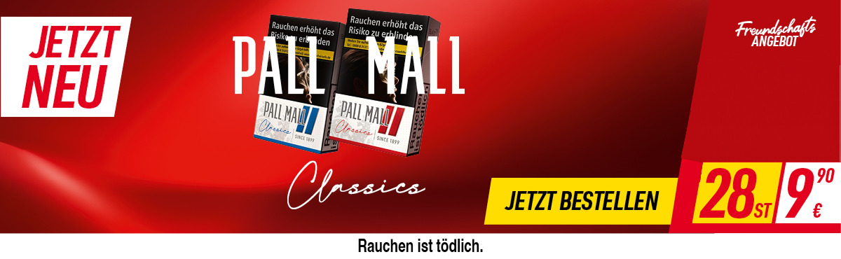 Pall Mall Classic Zigaretten bei getkapp