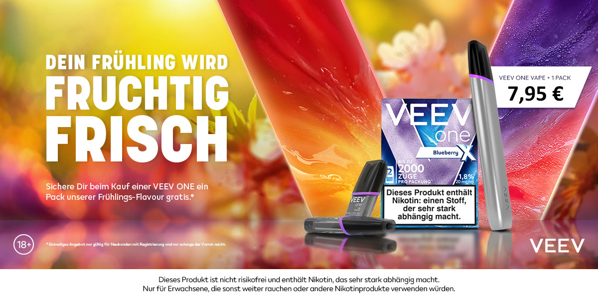 VEEV E-Zigarette Pods Aktion