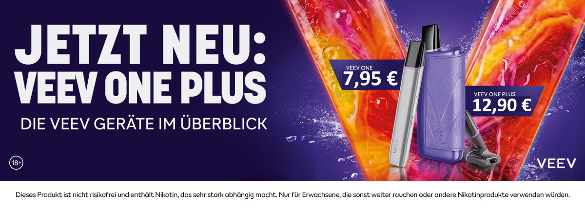 Veev One und Veev One Plus E-Zigaretten bei getkapp